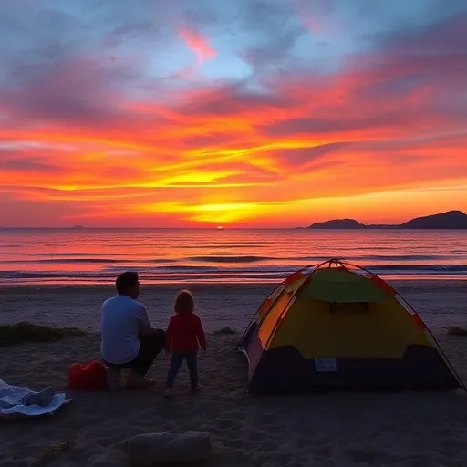서해 일몰 명당부터 갯벌 체험까지, 고창 동호캠핑장 100% 즐기기