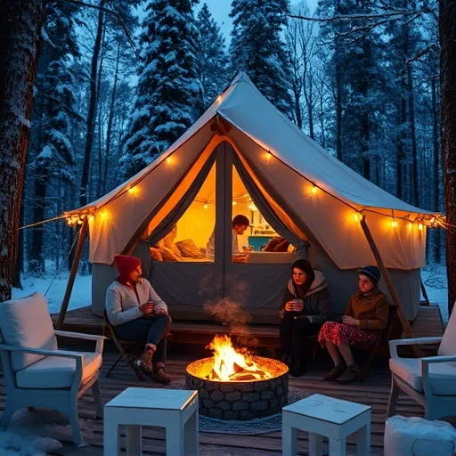 쾌적한 포천 겨울 글램핑 필수 조건: 난방, 온수, 그리고 프라이빗!