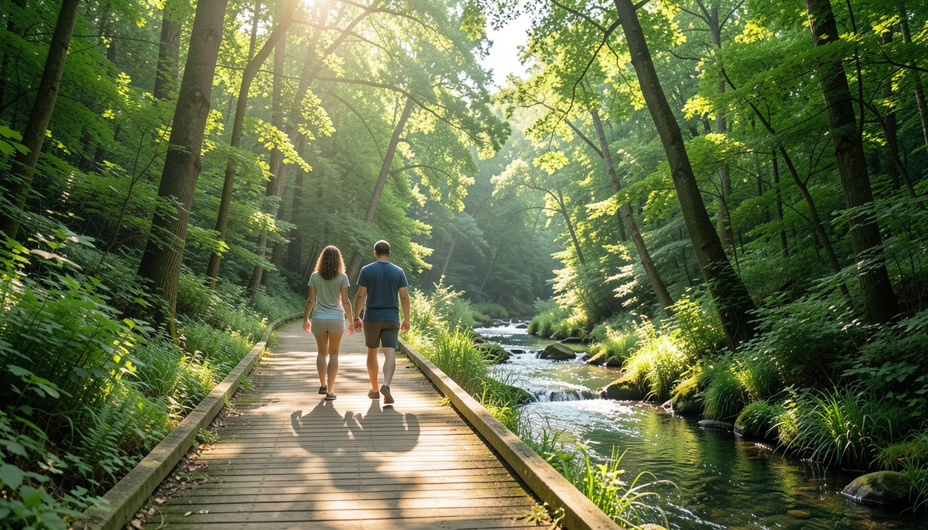 계곡의 아쉬움을 잊게 할 청태산의 진짜 매력: 데크 산책로와 숲 체험