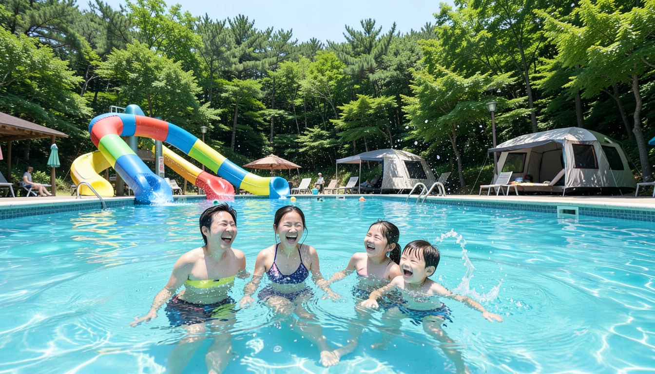 러블레싱 캠핑장 핵심 시설 완벽 해부: 물놀이부터 평상까지