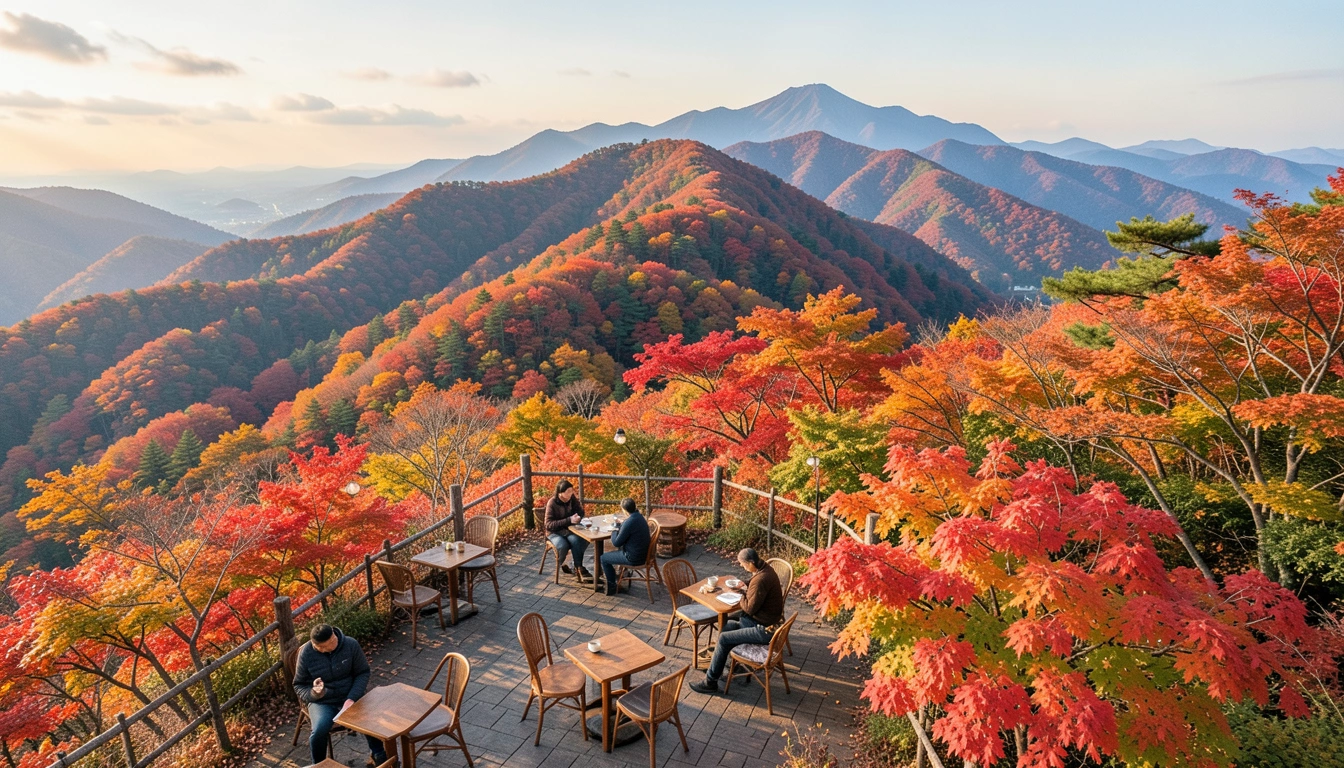 눈으로 즐기는 단풍 맛집: 북한산 뷰 카페와 숨겨진 포토 스팟