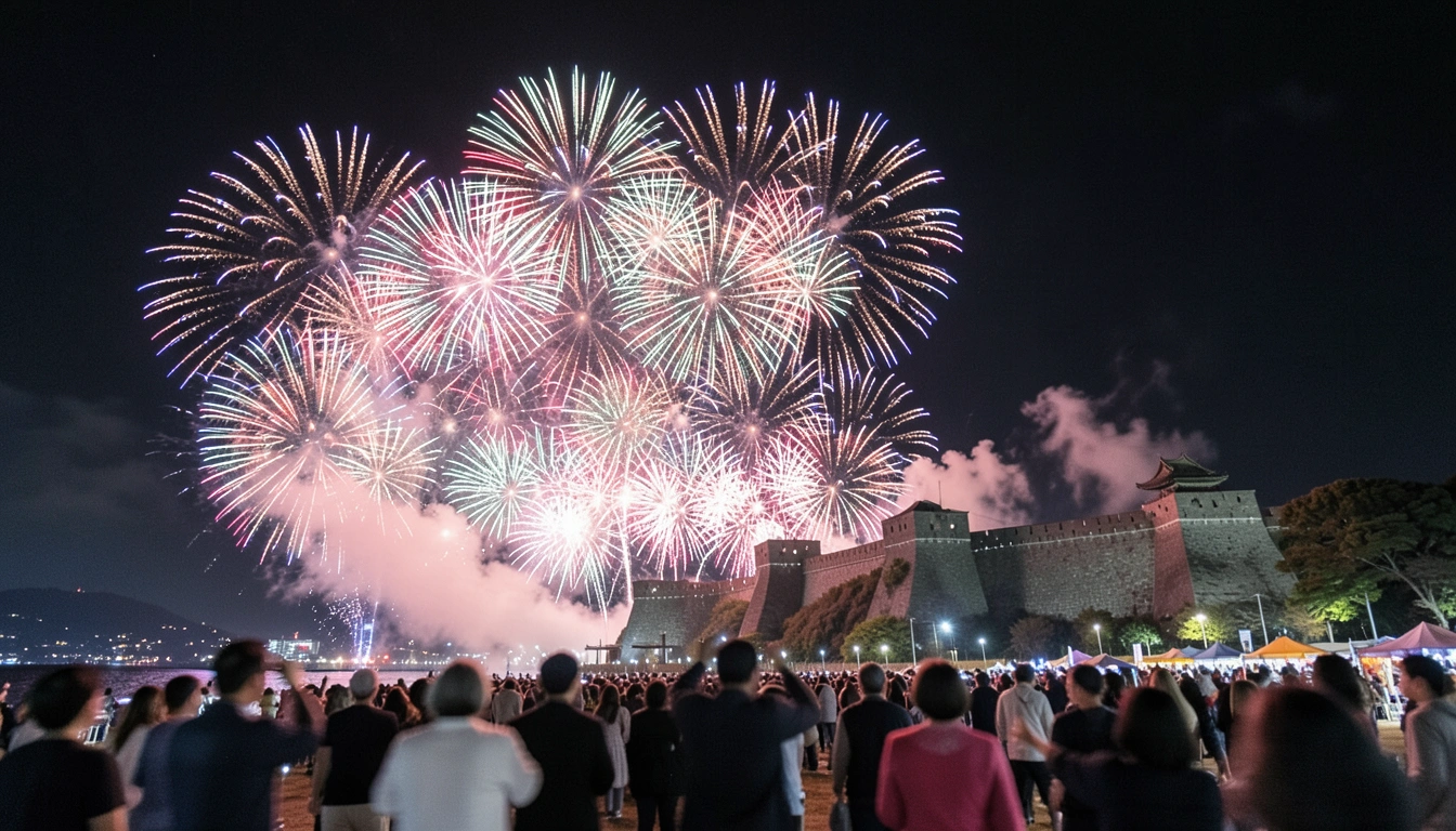 동래읍성 불꽃축제 명당 사수! 혼잡 피하는 실전 동선 꿀팁