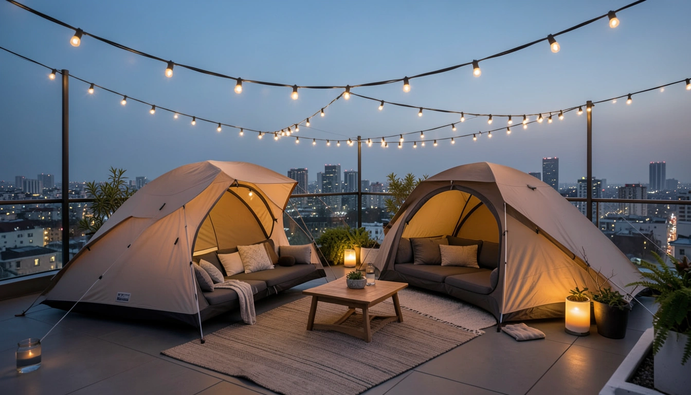 유형별 옥상캠핑 여행 비교: 대여 vs. 직접 꾸미기